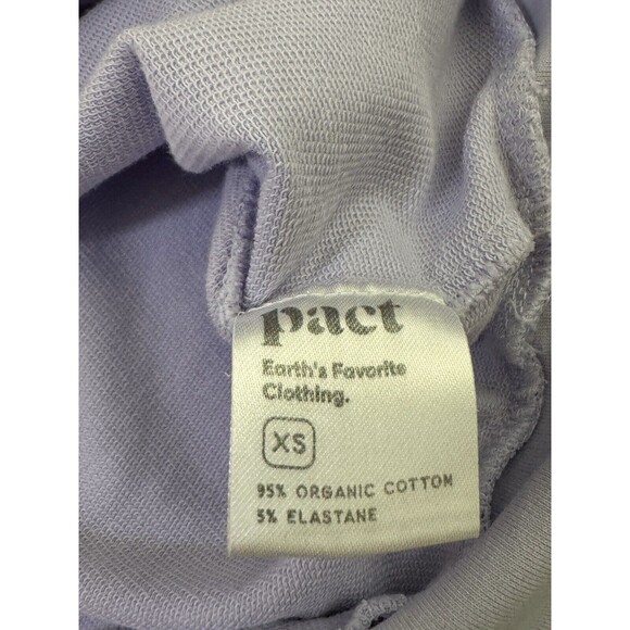 PACT Lilac Lavender Purple Cut Out Back Crewneck Sweater Size‎ XS - Picture 4 of 6